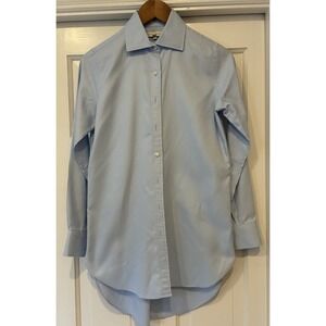ANN MASHBURN Light Blue Button-Down Shirt